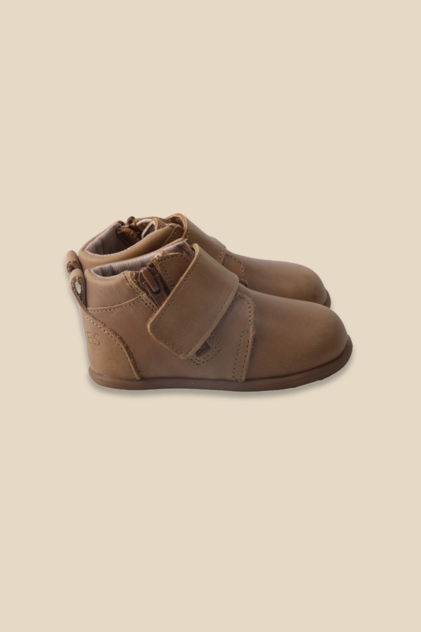 MOOVES Mio – Latte Soft‑Sole Baby boots